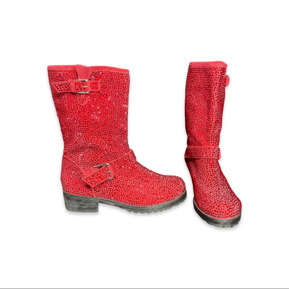 ZiGiny Angel Red Swarovski Crystal Boots - Picture 9 of 9